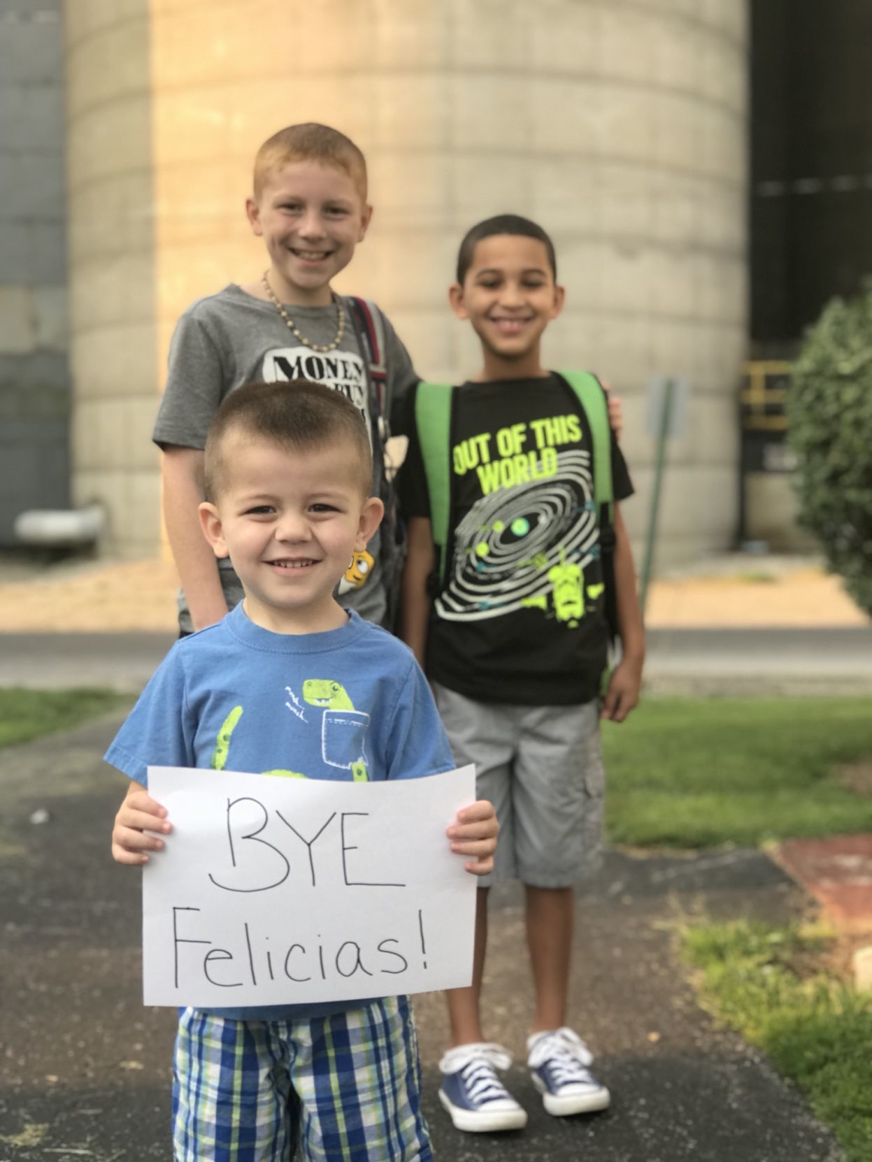 Silas says bye to Gavyn and Micah